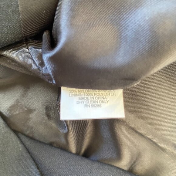NWT EXPRESS Fitted Blazer Jacket SZ 10 Black Notch Collar 3 Button Office Career - Picture 6 of 8